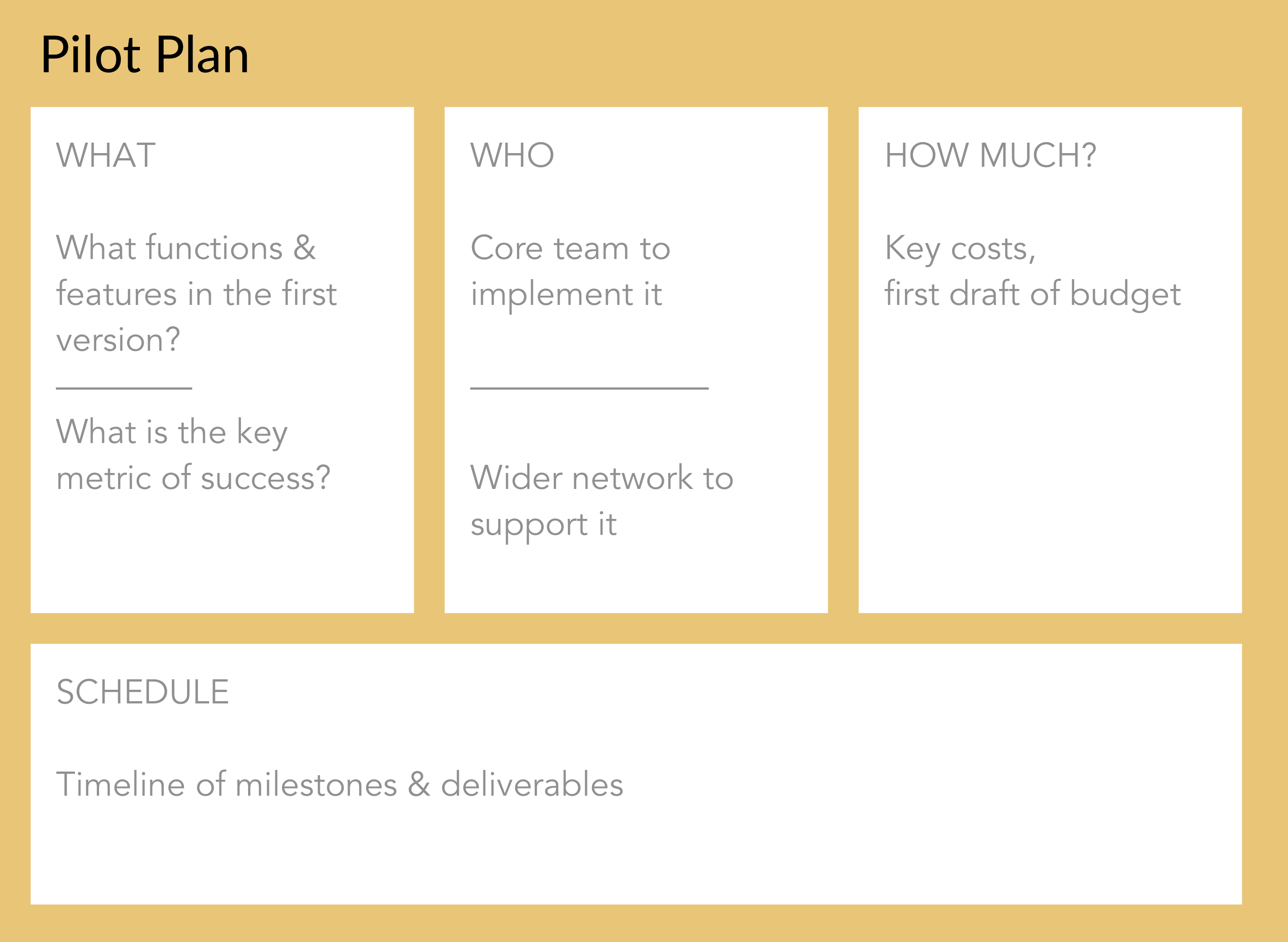 Pilot Plan Template For Design Reviews Open Law Lab